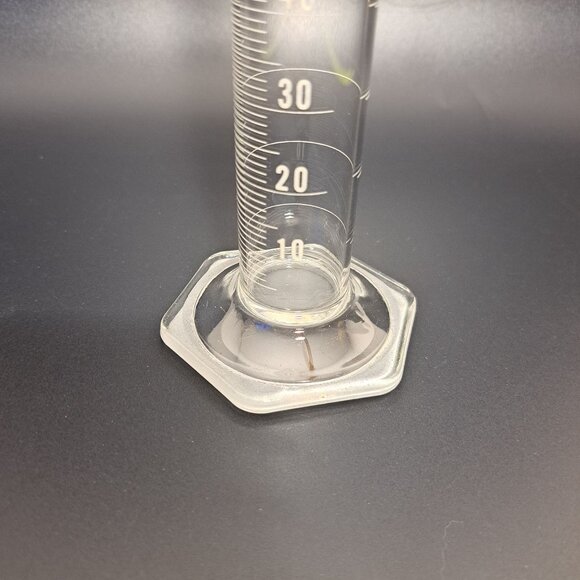 Kimble Kimax 100ml Lab Glass Graduated Cylinder No 20024 USA - Picture 7 of 8